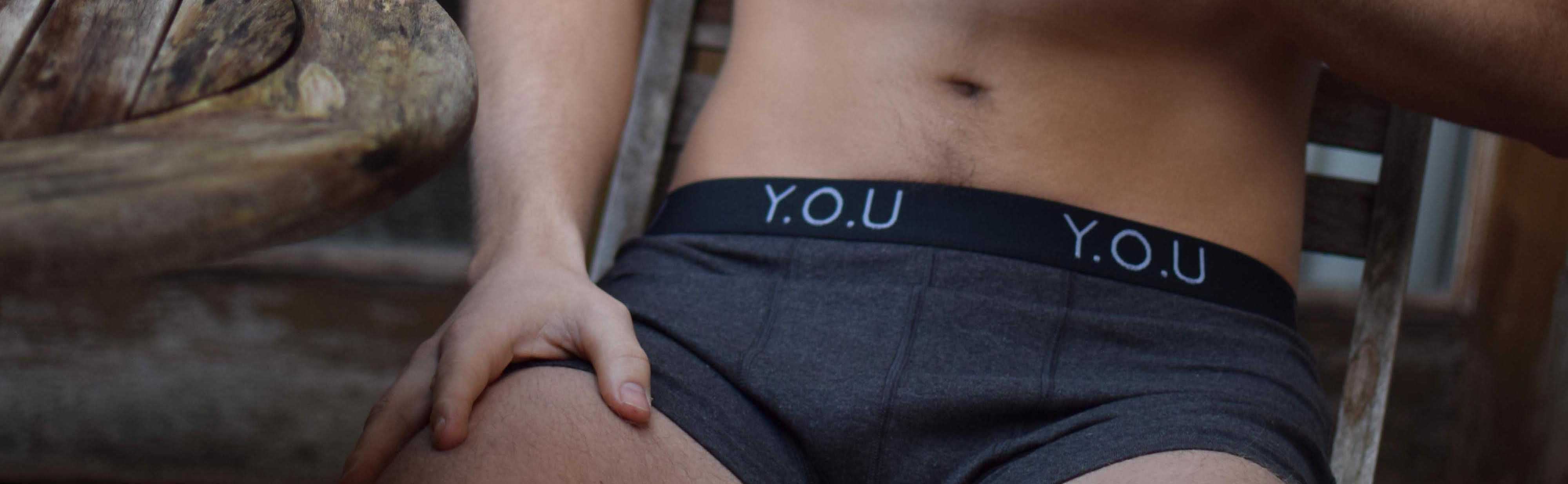 Men's organic cotton trunks - singles