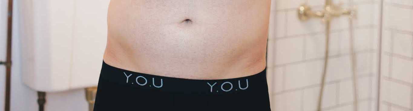 Men's organic cotton underwear in black