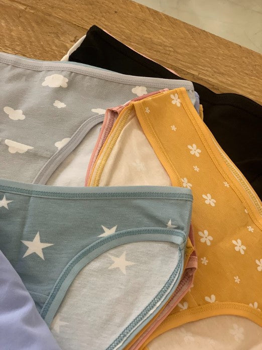 Girls' Organic Cotton Knickers