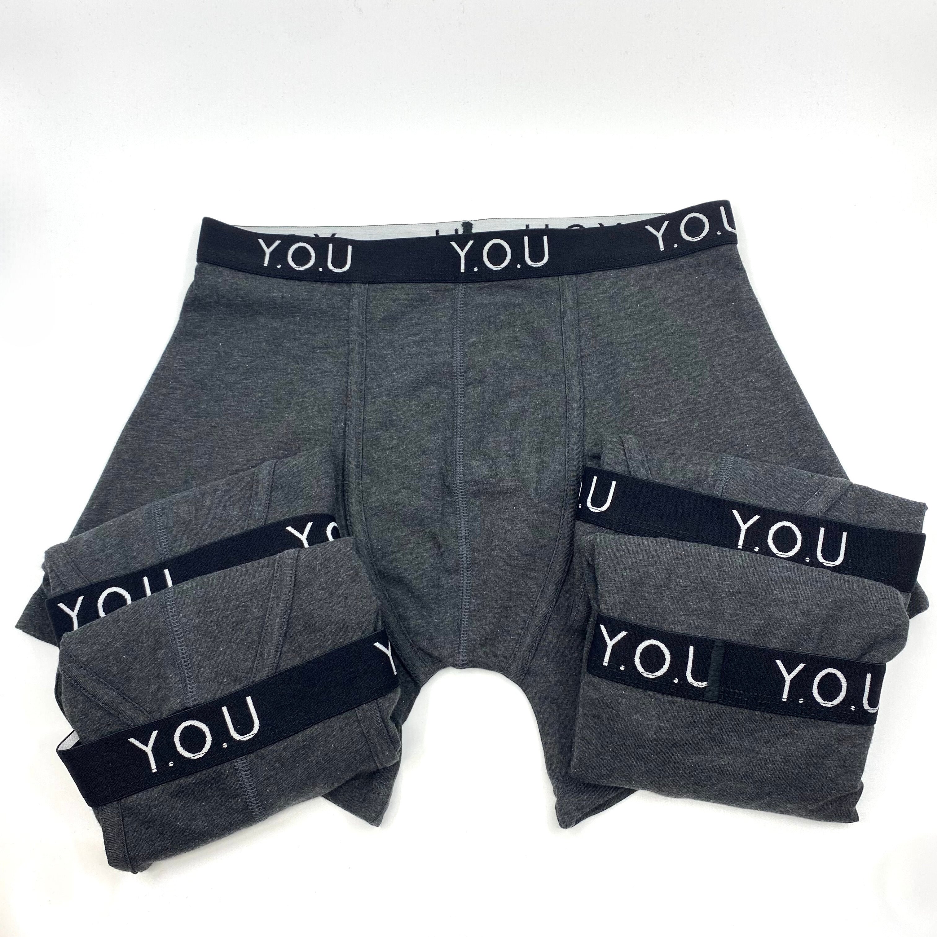 Men’s organic cotton mid-length trunks - pack of 5