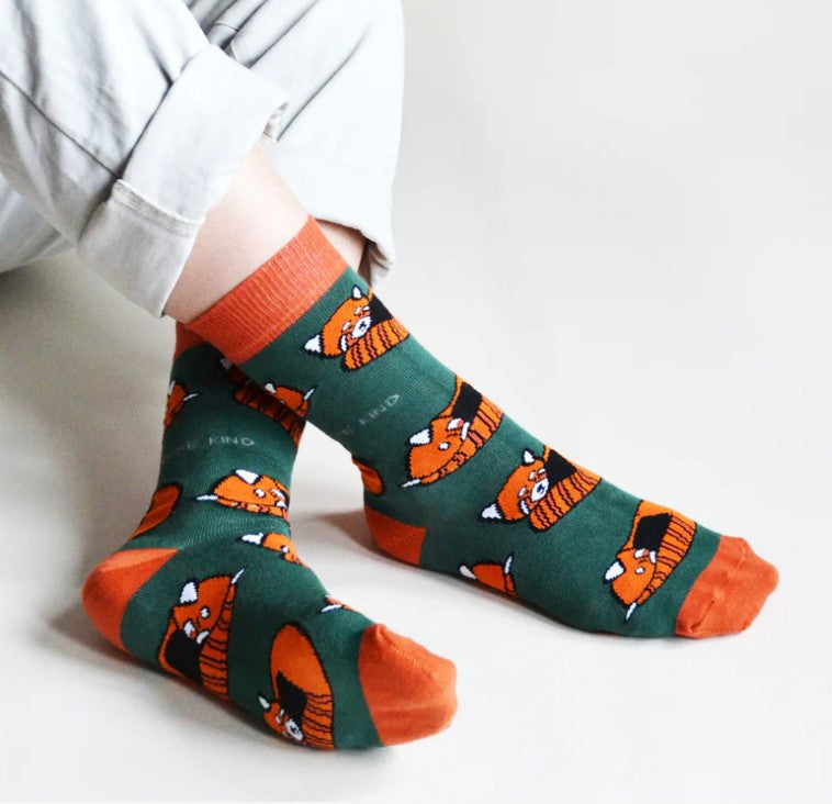 Bare Kind Bamboo Socks - Save the Red Panda