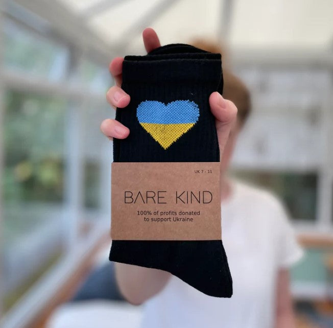 Bare Kind - Ukraine Socks - Black