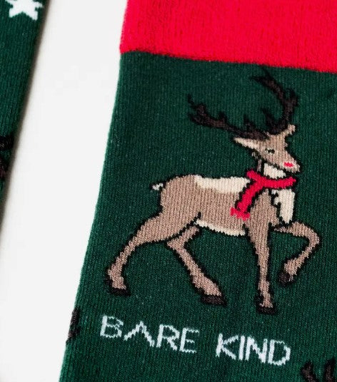 Bare Kind Christmas Reindeer Socks