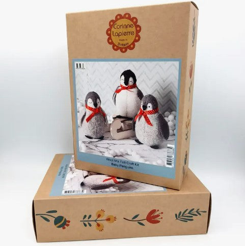 Baby Penguins Felt Craft Kit - Corinne Lapierre