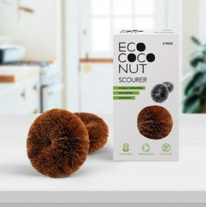 EcoCoconut Scourers - Pack of 2