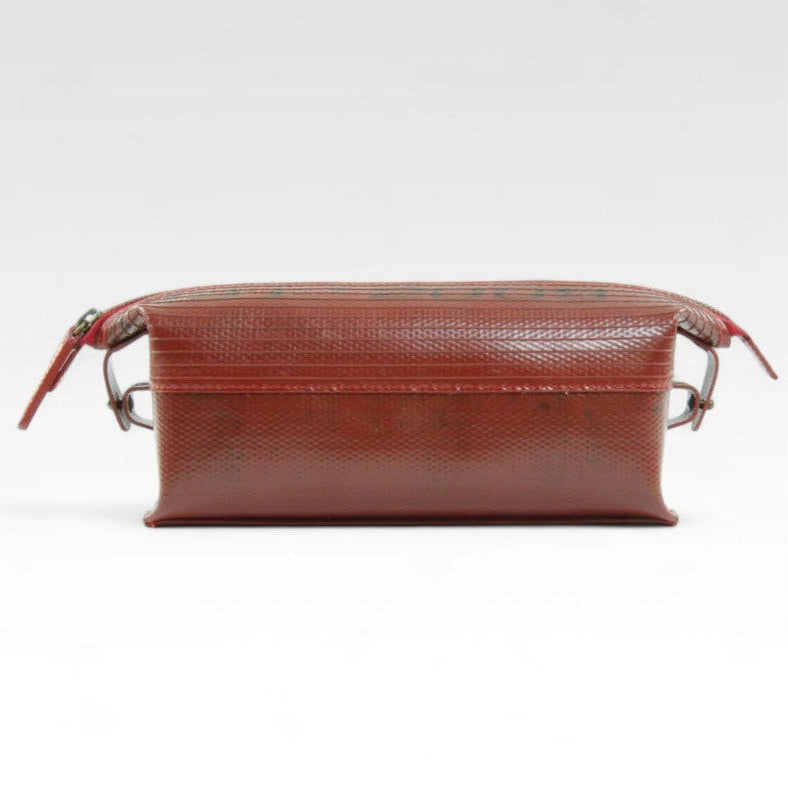 Elvis and Kresse medium red washbag on a white background