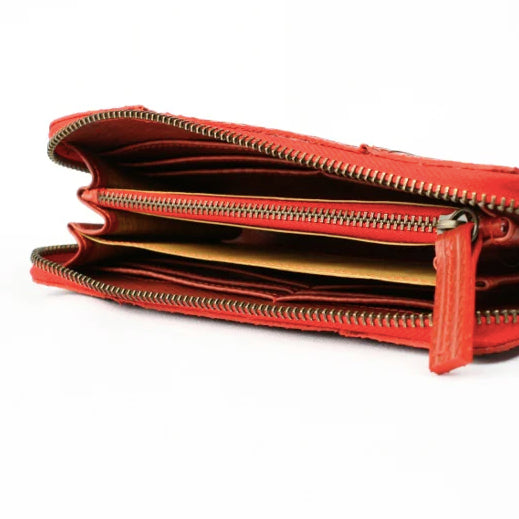 Red fire hose zip purse -Elvis & Kresse- Y.O.U Underwear