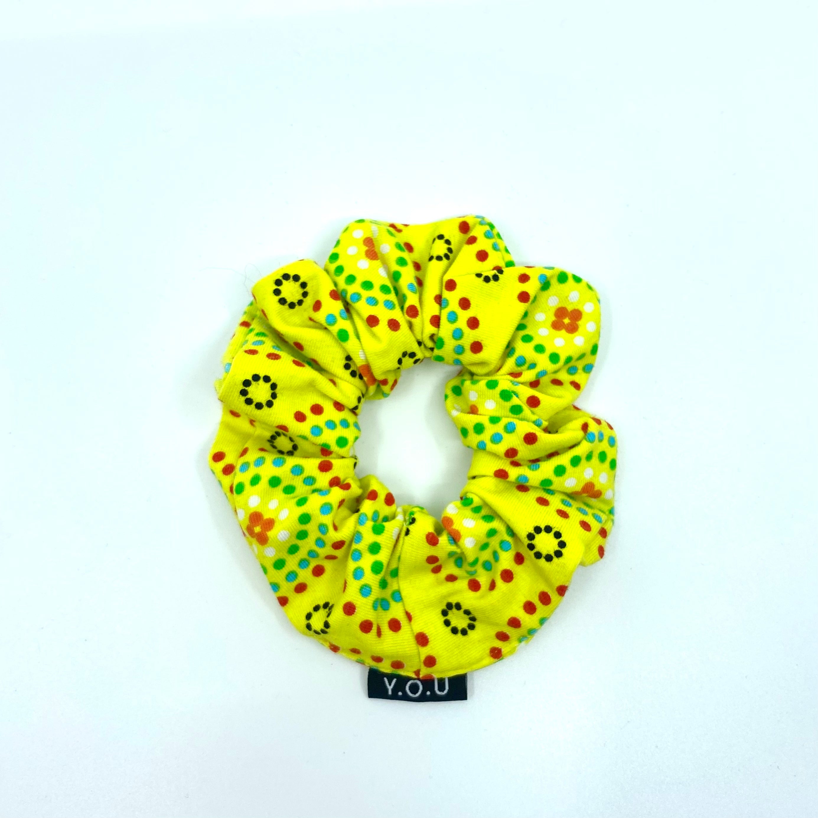Y.O.U Organic Cotton Scrunchies with Eco Elastic - Mara prints