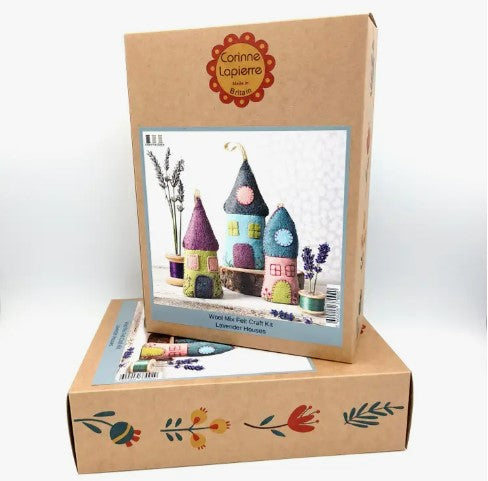Lavender Houses Felt Craft Kit - Corinne Lapierre