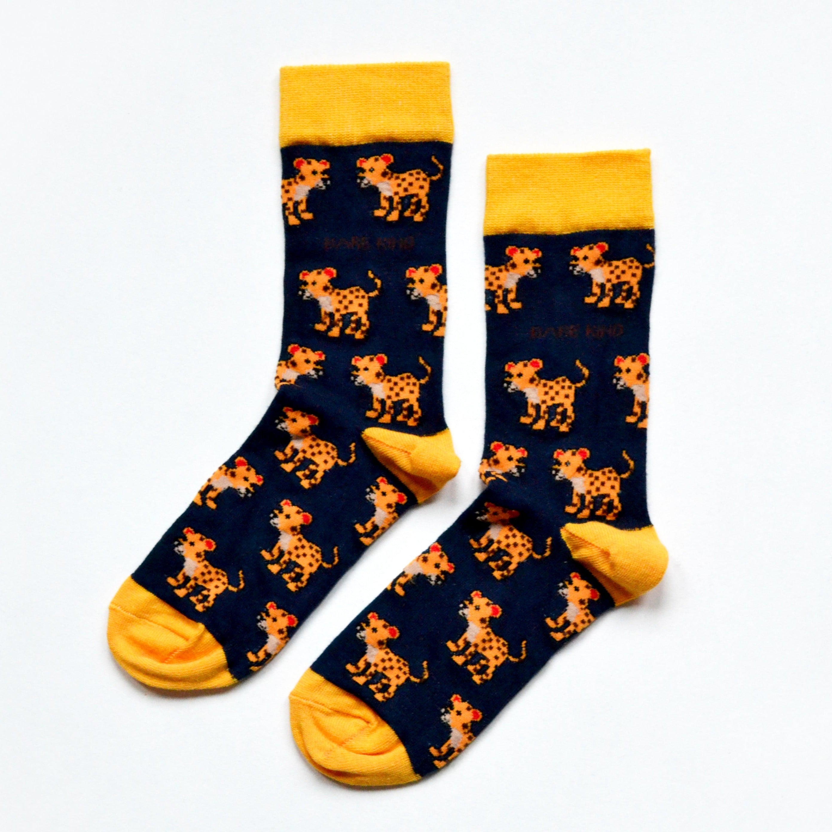 Bare Kind Bamboo Socks - Save the Leopard