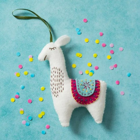 Llama Mini Felt Craft Kit - Corinne Lapierre