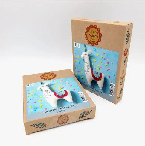 Llama Mini Felt Craft Kit - Corinne Lapierre