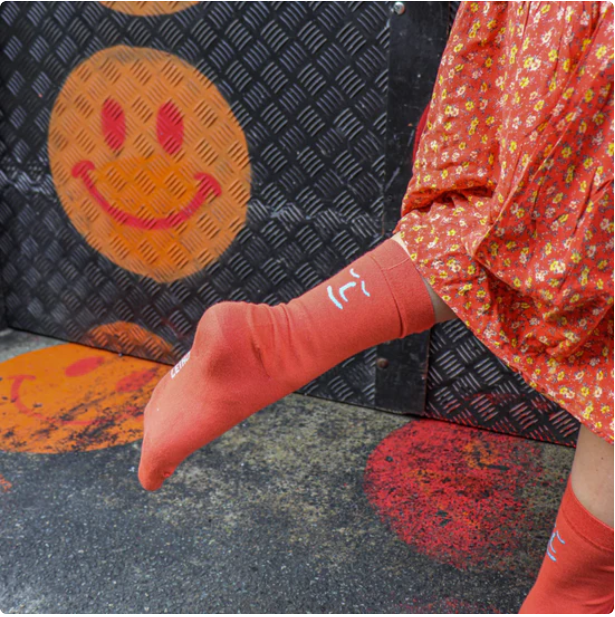 Leiho 'Love Wins, Don't Coral' Bamboo socks