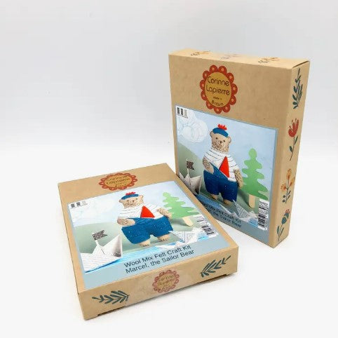 Marcel the Sailor Bear Mini Felt Craft Kit - Corinne Lapierre