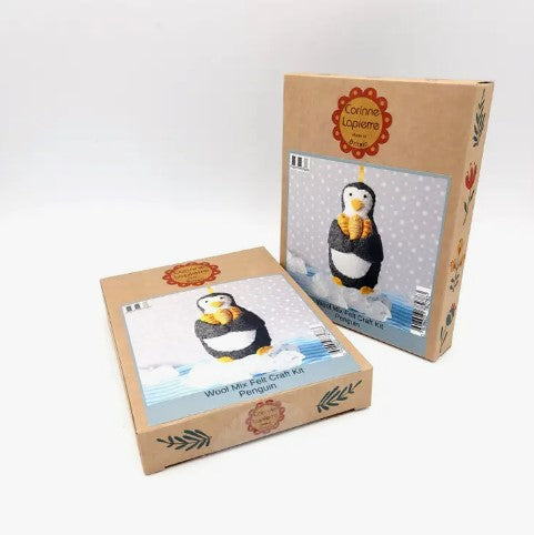 Penguin Felt Craft Mini Kit - Corinne Lapierre