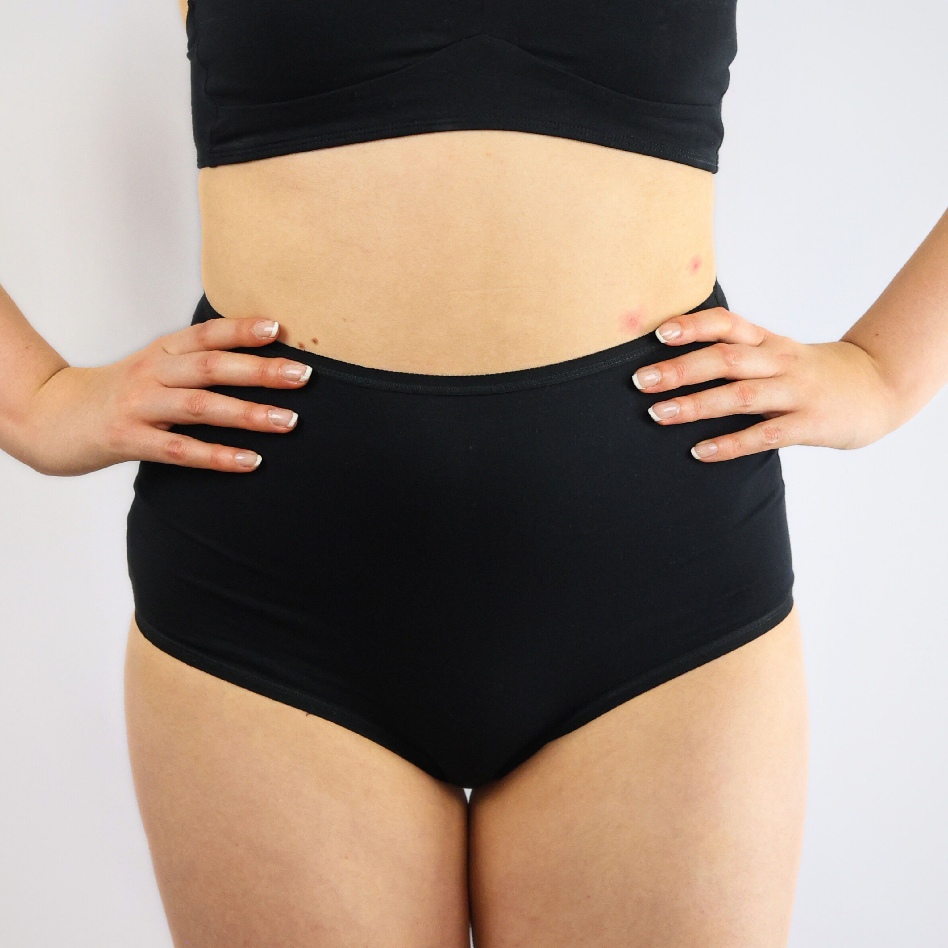 Women's organic cotton high rise full briefs - pack of 3