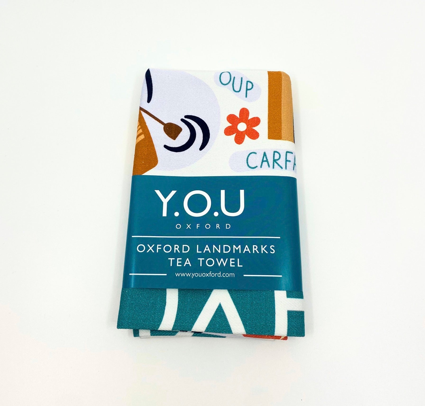 Y.O.U Oxford Landmarks Organic Cotton Tea Towel