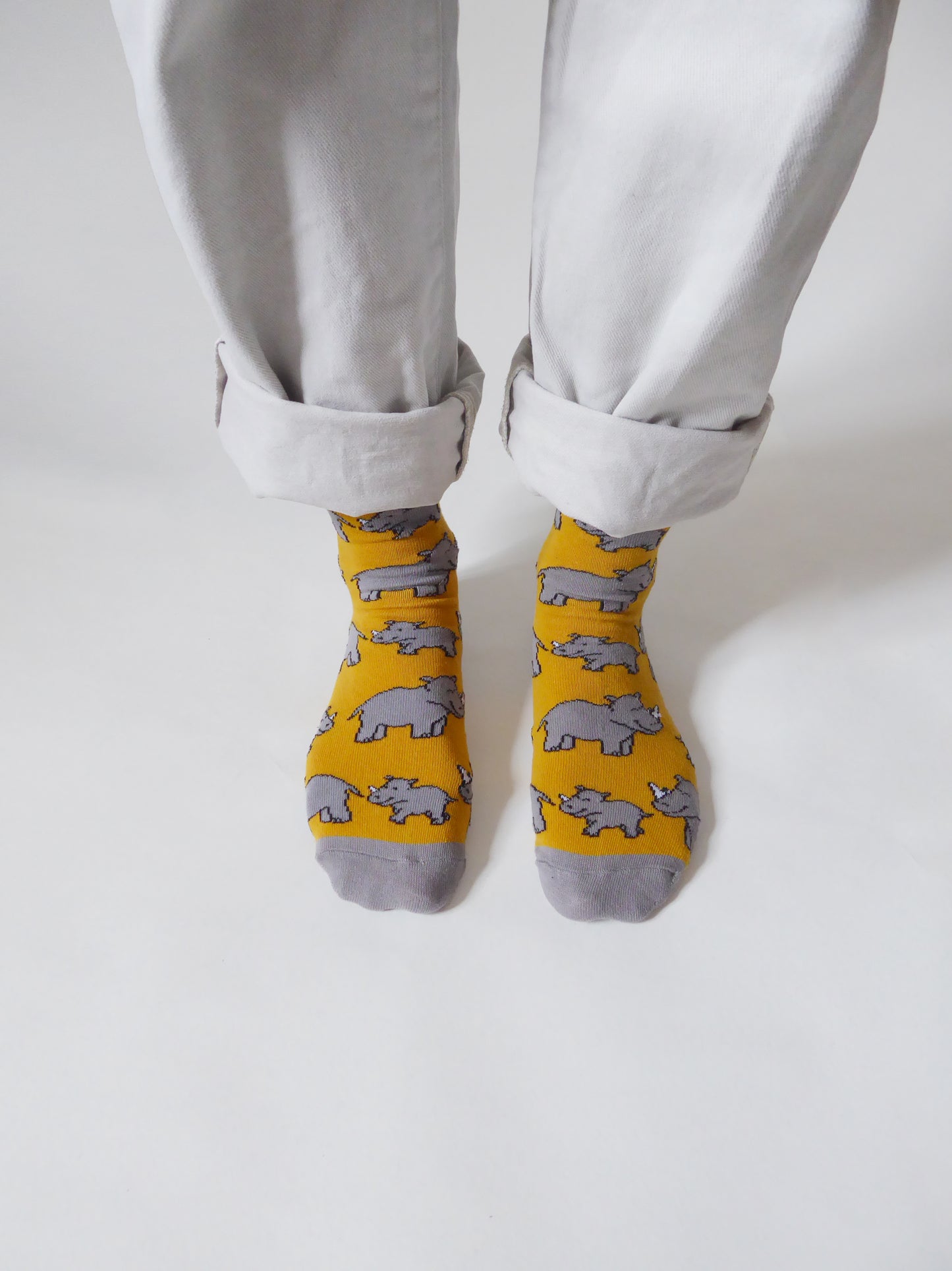 Bare Kind Bamboo Socks - Save the Rhinos