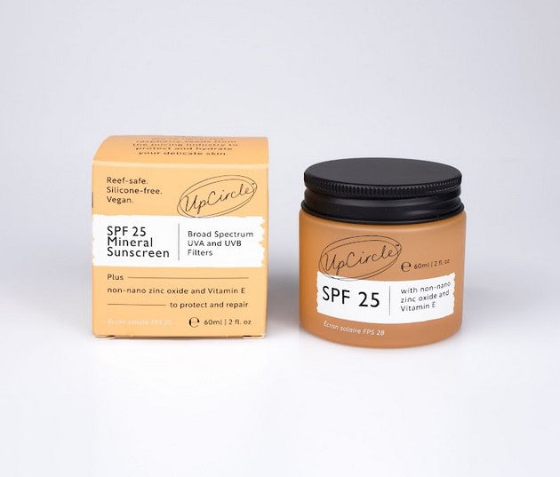 SPF 25 Mineral Sunscreen Reef Safe Vegan Eco Friendly Cream - UpCircle