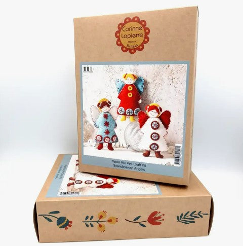 Scandinavian Angels Felt Craft Kit - Corinne Lapierre