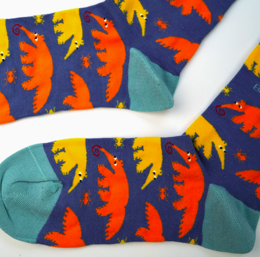 Bare Kind Bamboo Socks - Save the Anteater