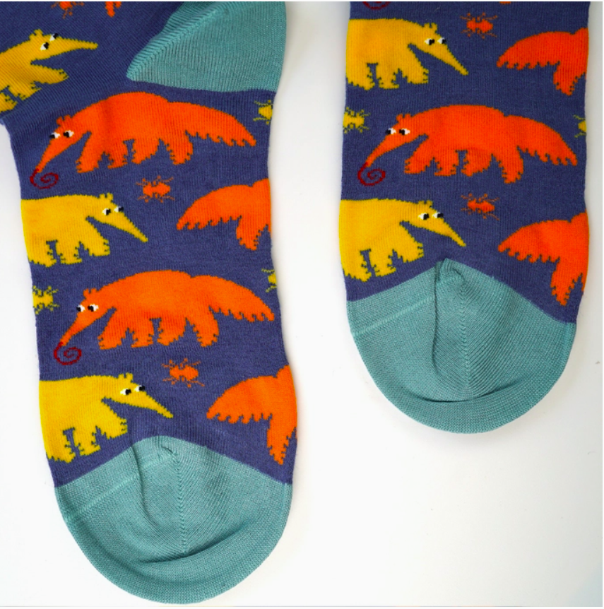 Bare Kind Bamboo Socks - Save the Anteater