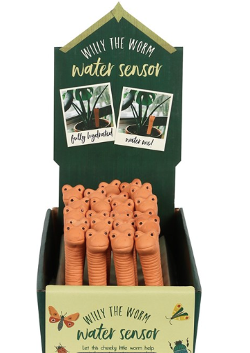 Willy the worm - water sensor