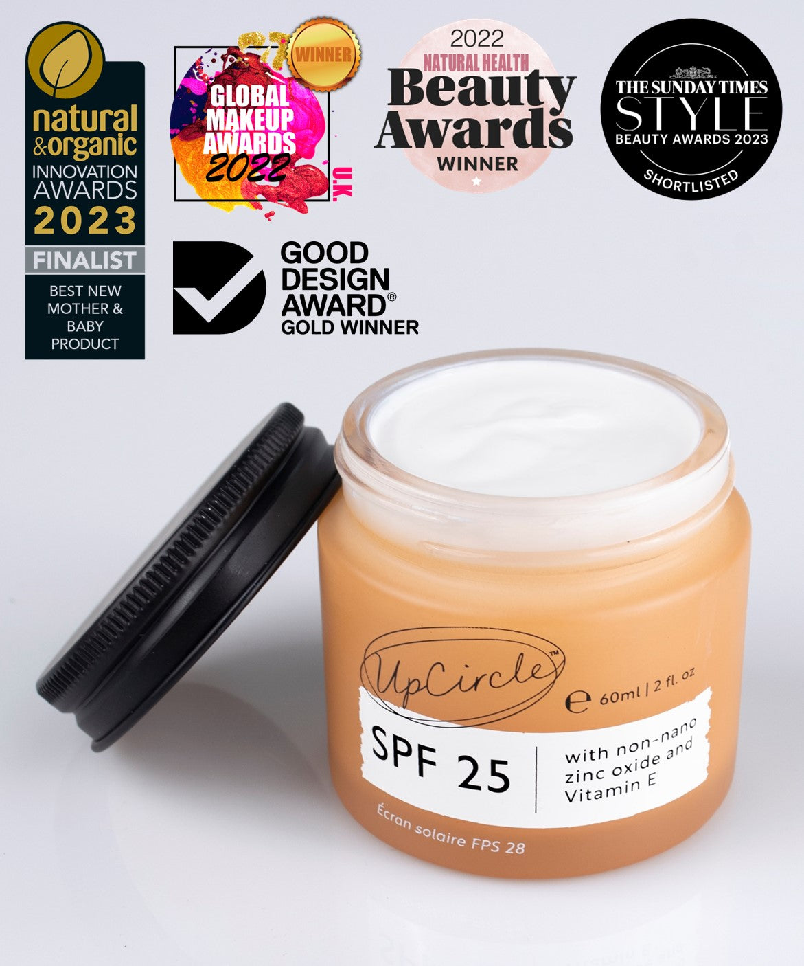 SPF 25 Mineral Sunscreen Reef Safe Vegan Eco Friendly Cream - UpCircle