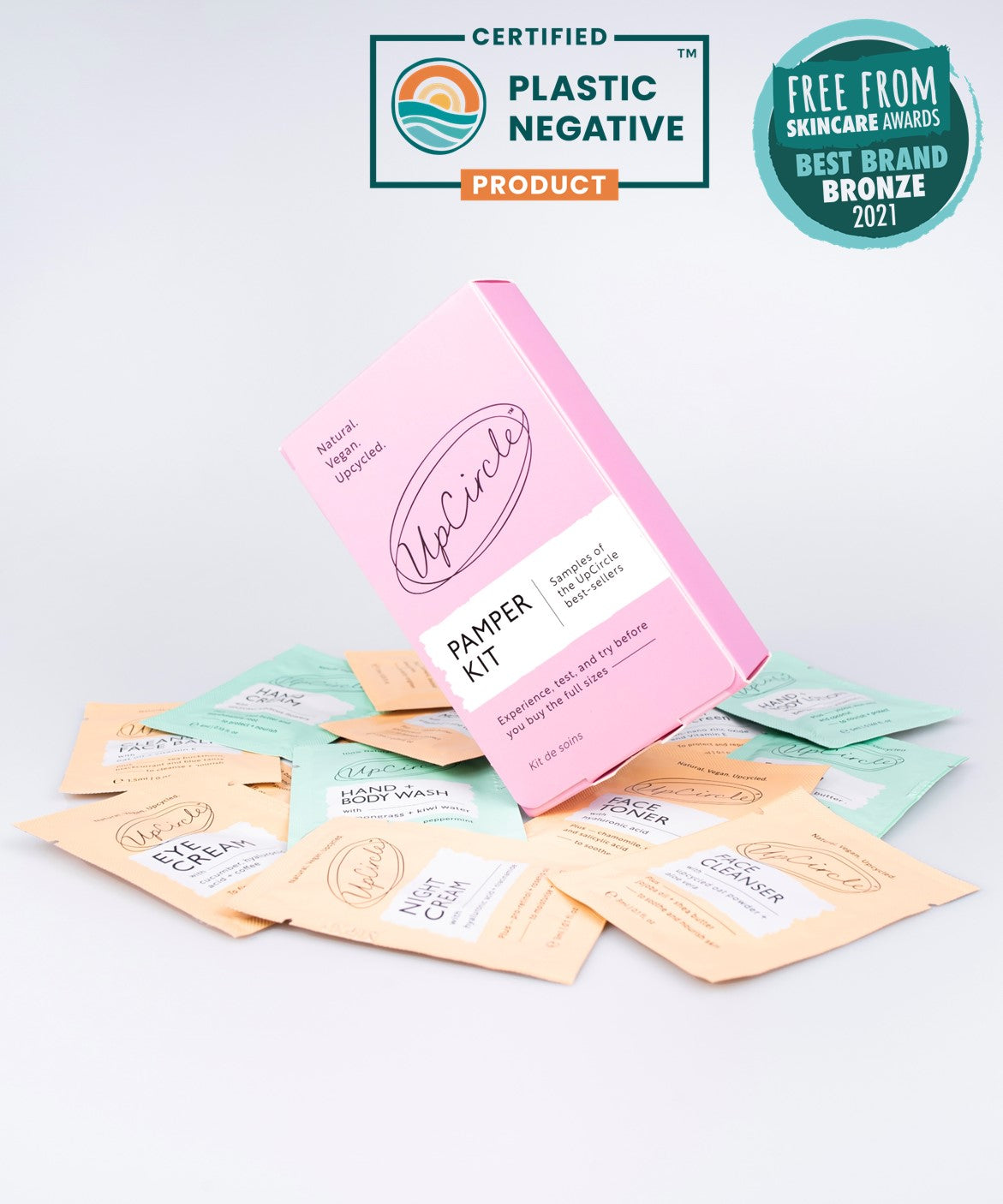 The Pamper Kit - 12 piece trial sample pack - UpCircle