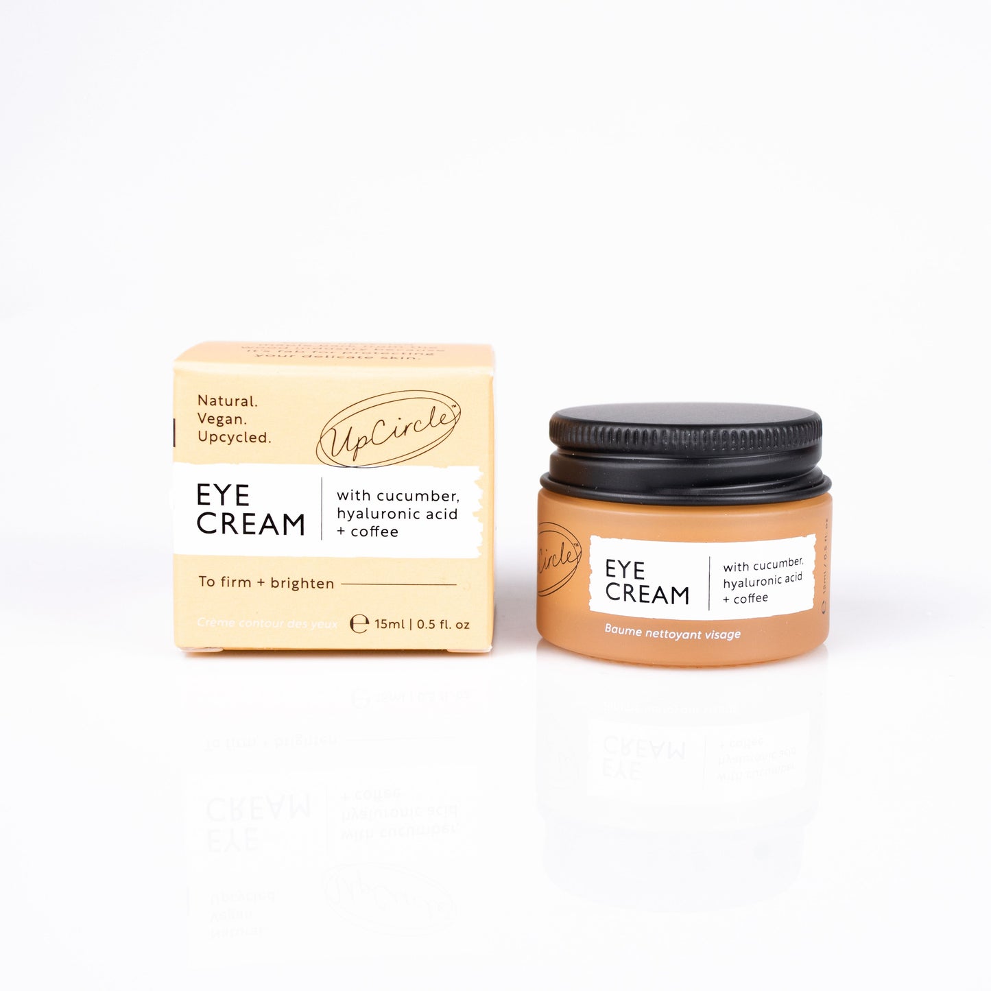 Eco Vegan Eye Cream with Cucumber, Hyaluronic Acid + Coffee - UpCircle