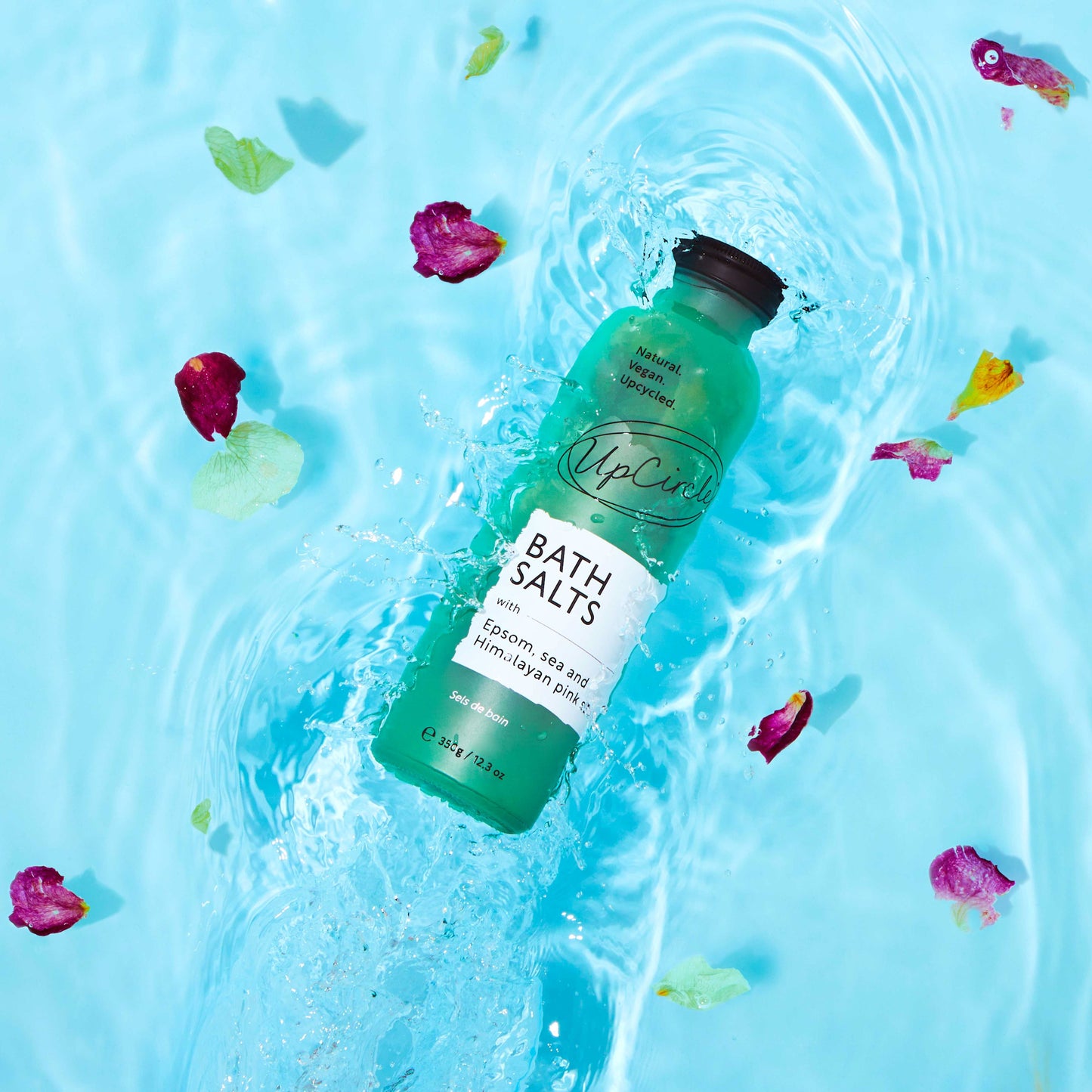 Eco-Friendly Bath Salts with Epsom Sea & Himalayan Pink Salt - UpCircle