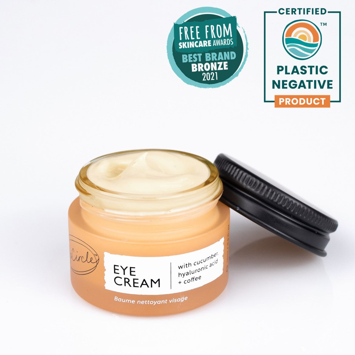 Eco Vegan Eye Cream with Cucumber, Hyaluronic Acid + Coffee - UpCircle