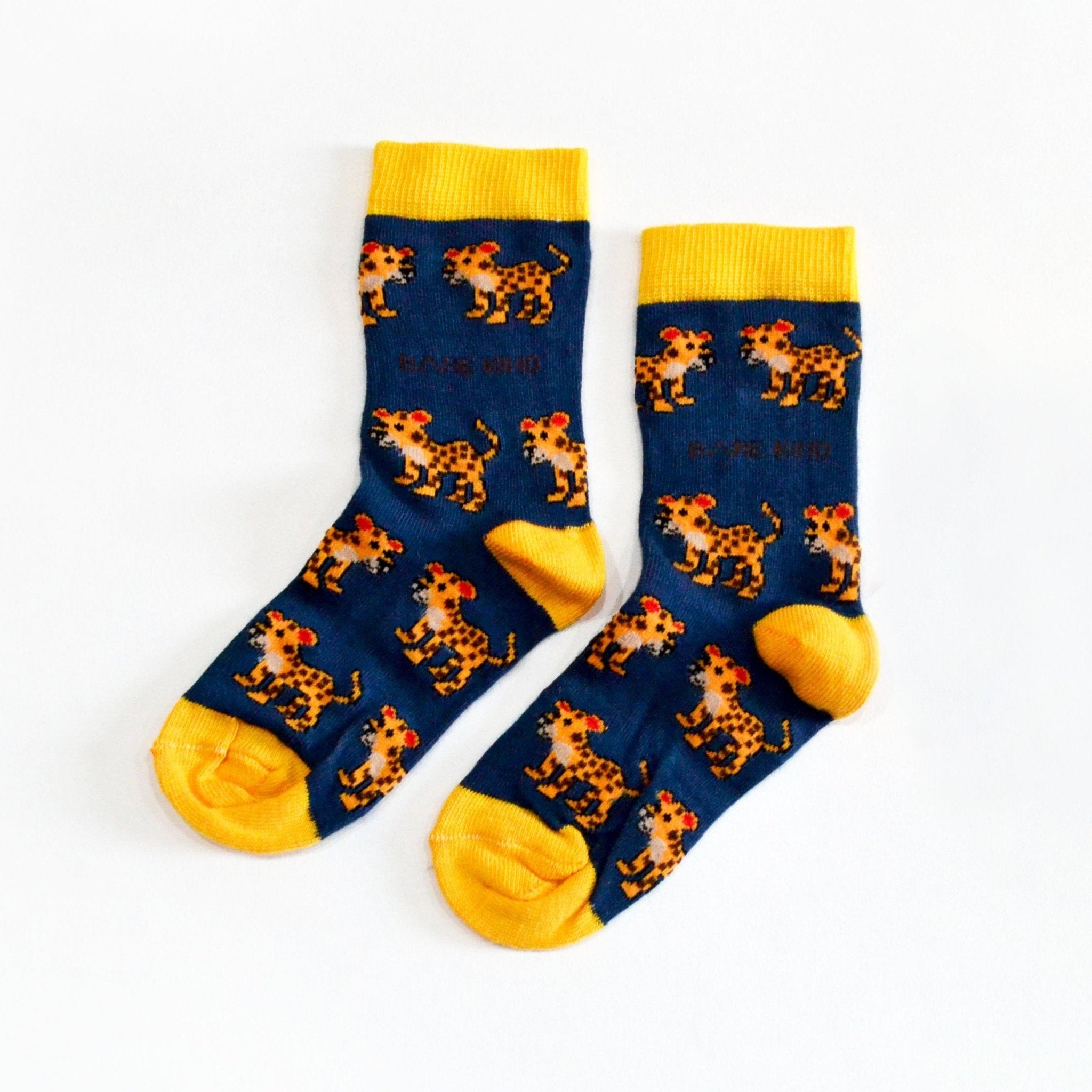 Bare Kind Bamboo Children's Socks - Save the Leopard - Y.O.U underwear