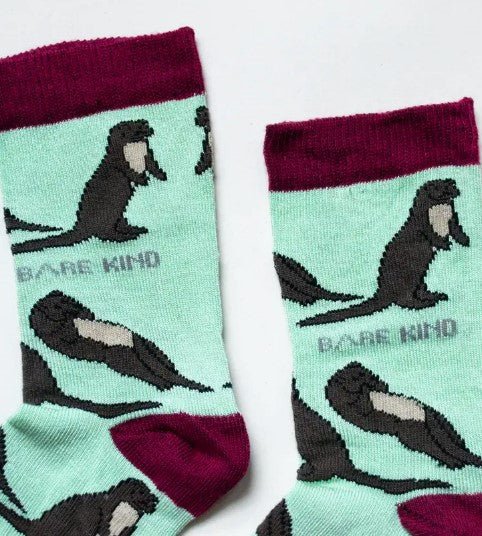 Bare Kind Bamboo Children's Socks - Save the Otters - Y.O.U underwear