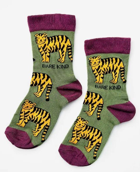 Bare Kind Bamboo Children's Socks - Save the Tigers - Y.O.U underwear