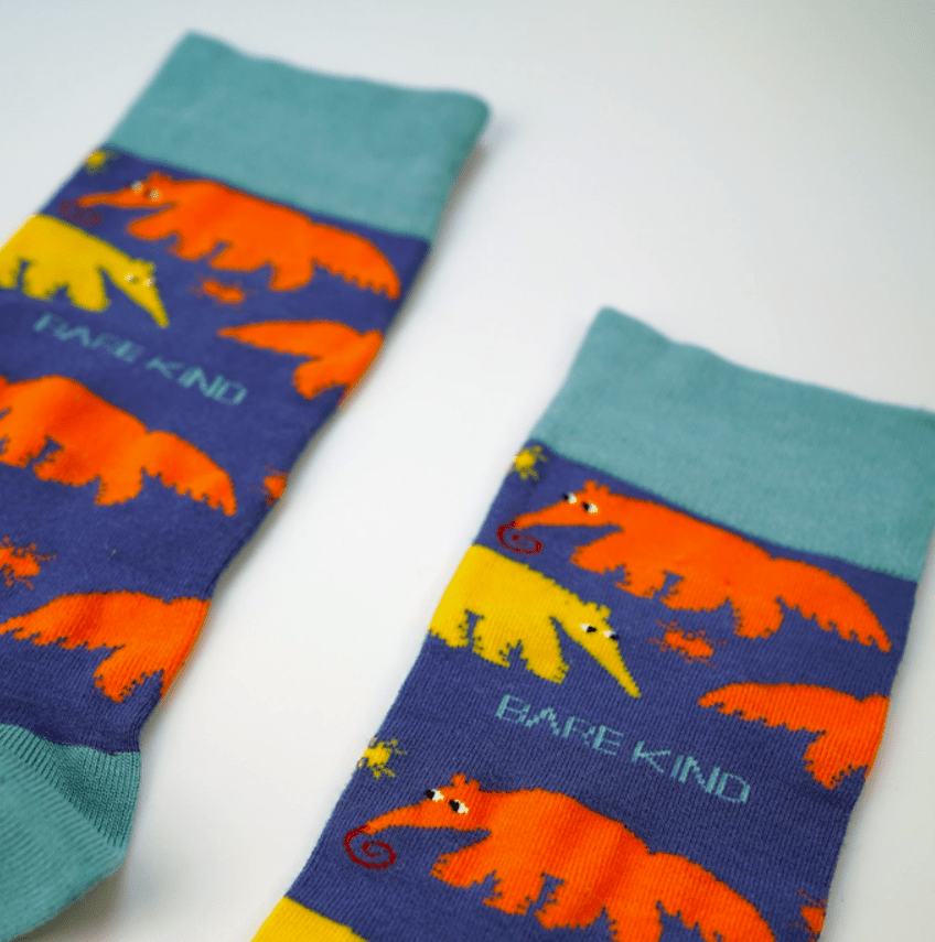 Bare Kind Bamboo Socks - Save the Anteater - Y.O.U underwear