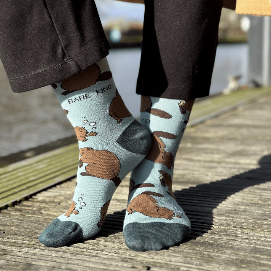 Bare Kind Bamboo Socks - Save the Beaver - Y.O.U underwear