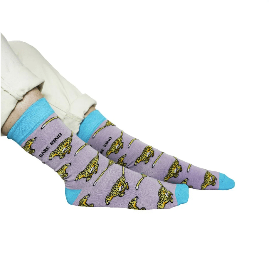 Bare Kind Bamboo Socks - Save the Cheetahs - Y.O.U underwear
