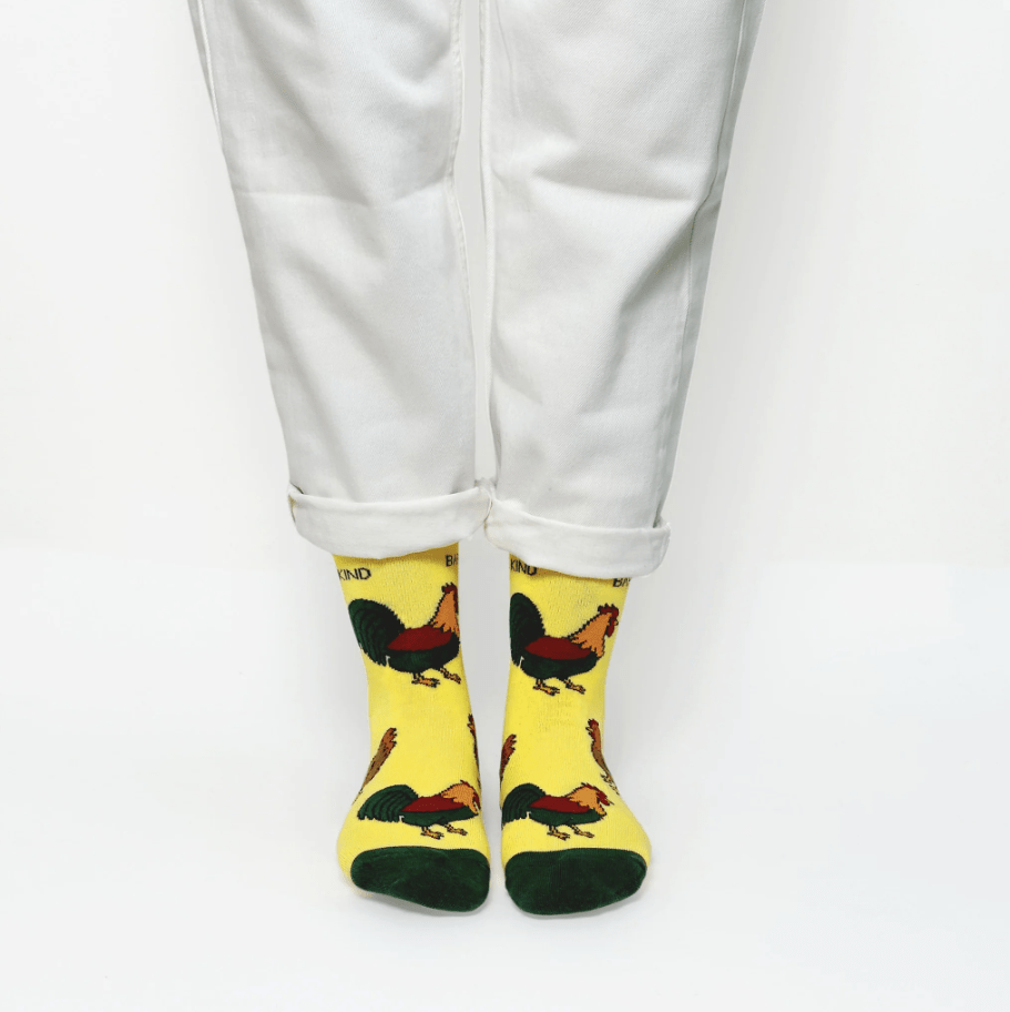 Bare Kind Bamboo Socks - Save the Chickens - Y.O.U underwear