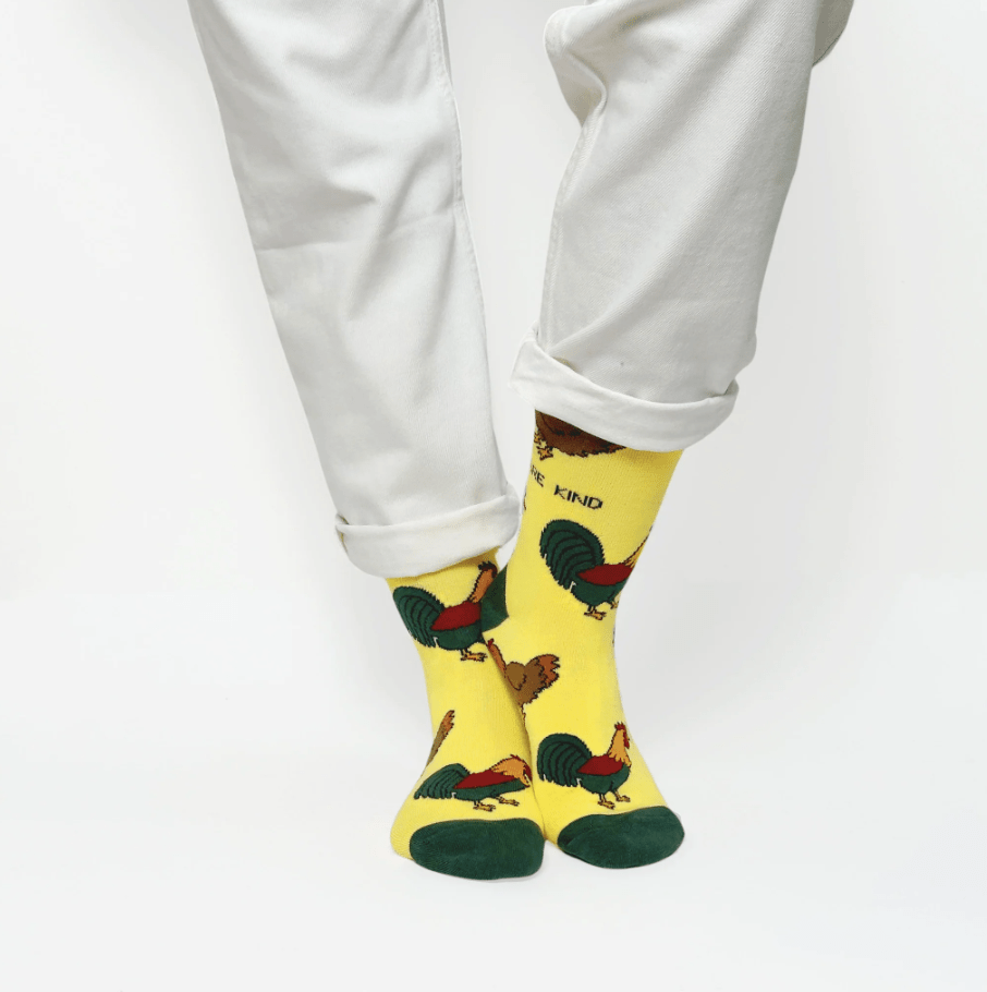 Bare Kind Bamboo Socks - Save the Chickens - Y.O.U underwear