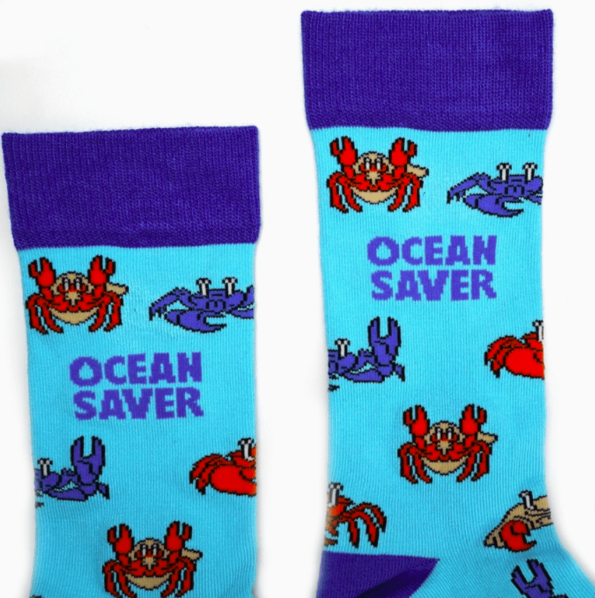 Bare Kind Bamboo Socks - Save the Crab - Y.O.U underwear