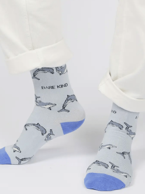 Bare Kind Bamboo Socks - Save the Dolphin - Y.O.U underwear