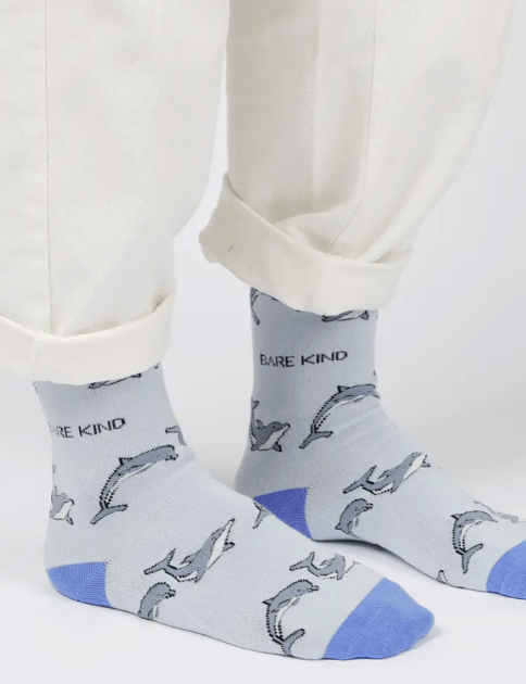 Bare Kind Bamboo Socks - Save the Dolphin - Y.O.U underwear