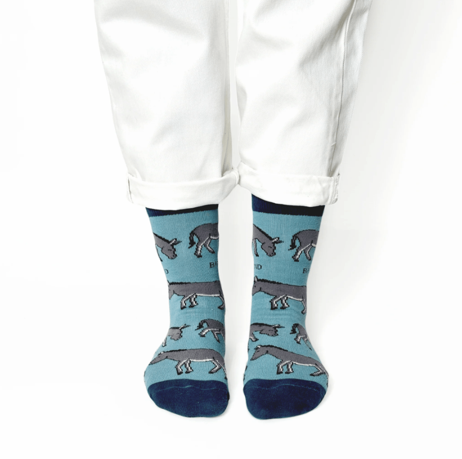 Bare Kind Bamboo Socks - Save the Donkey - Y.O.U underwear