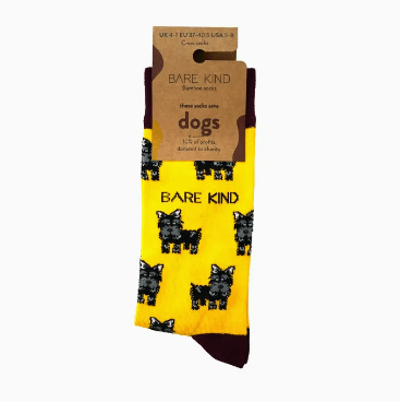 Bare Kind Bamboo Socks - Save the Highland Dog - Y.O.U underwear