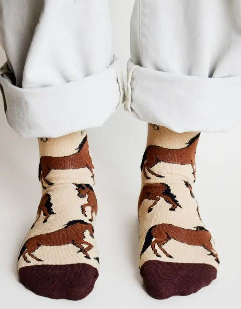 Bare Kind Bamboo Socks - Save the Horses - Y.O.U underwear