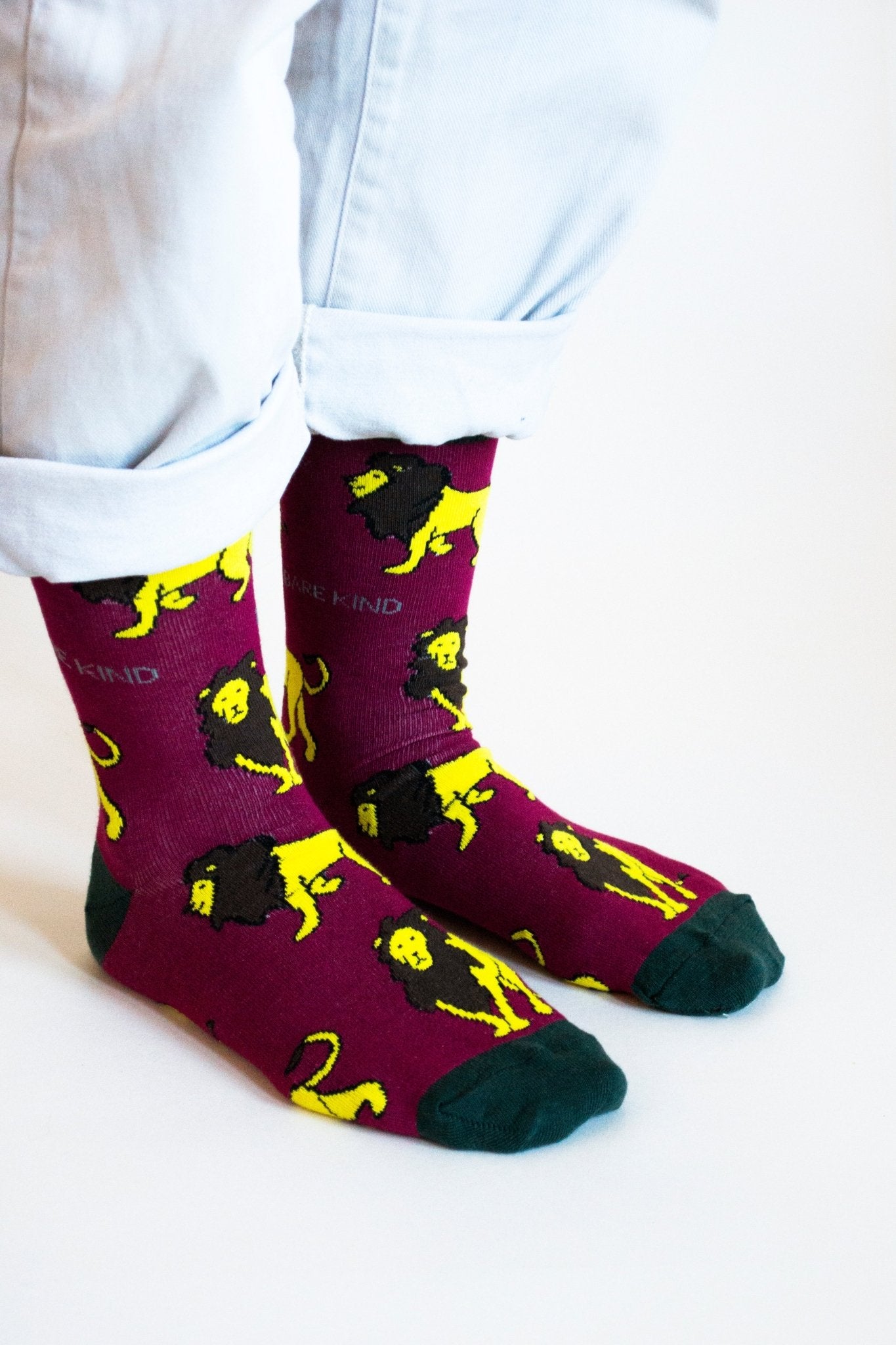 Bare Kind Bamboo Socks - Save the Lions - Y.O.U underwear