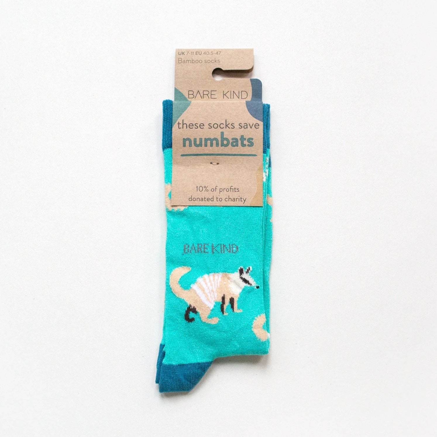 Bare Kind Bamboo Socks - Save the Numbats - Y.O.U underwear