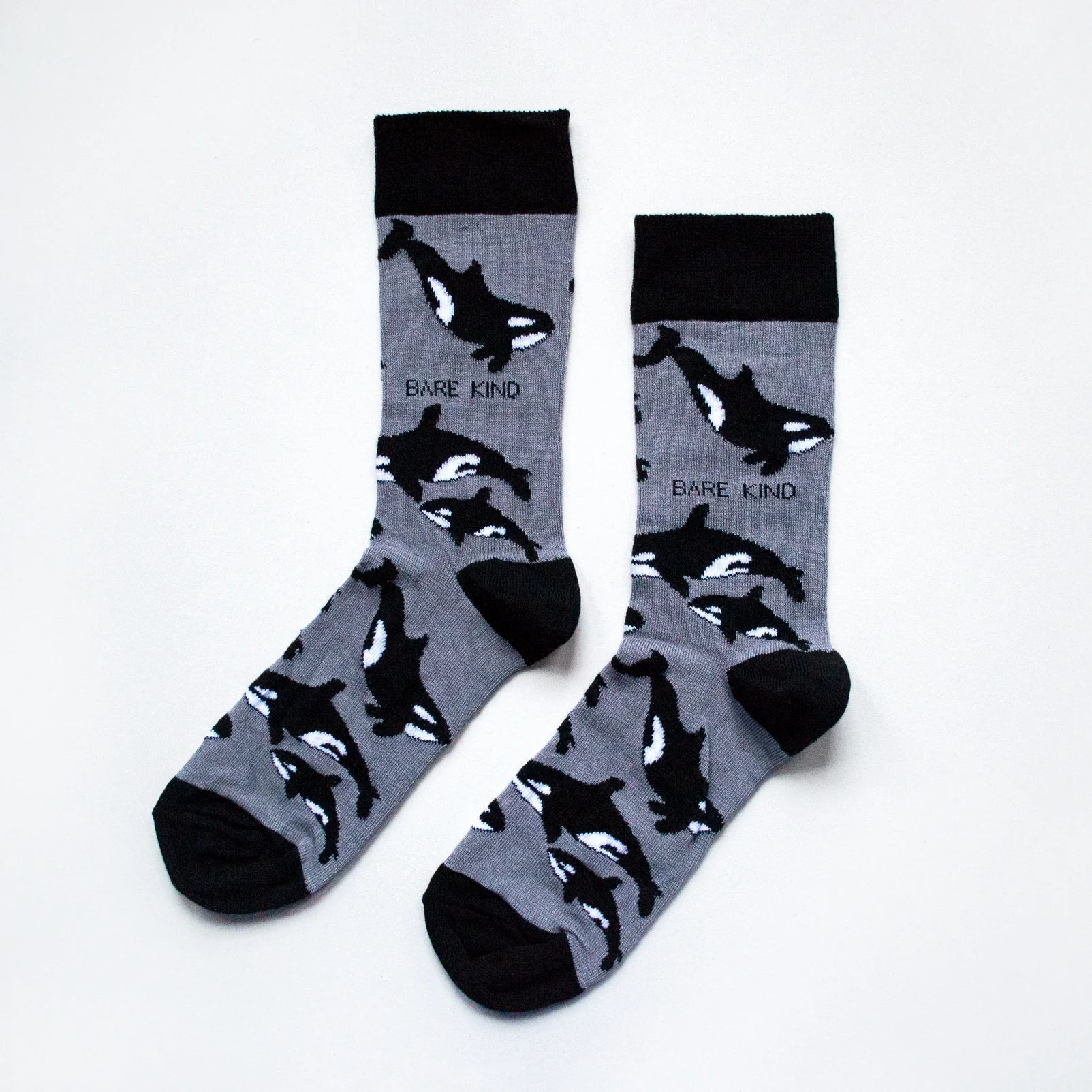 Bare Kind Bamboo Socks - Save the Orcas - Y.O.U underwear