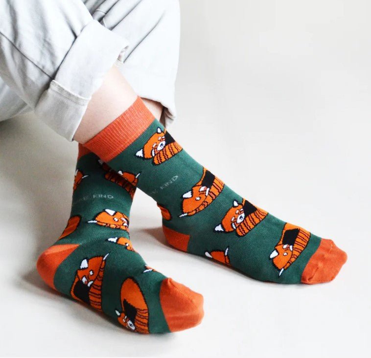 Bare Kind Bamboo Socks - Save the Red Panda - Y.O.U underwear